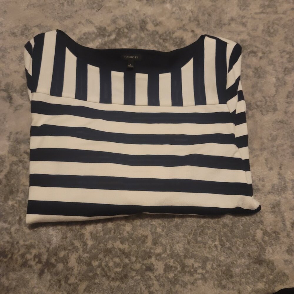 Talbots Nautical Type Inspired Top - image 4